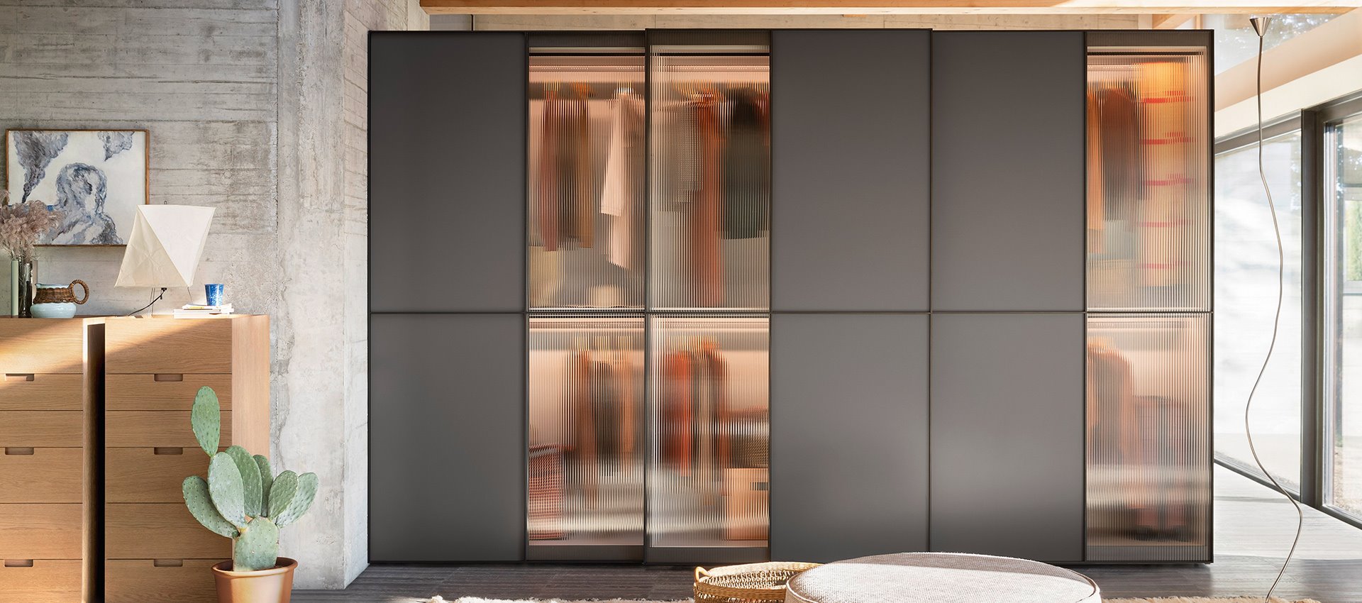 kledingkast schuifdeuren Layer NM bedhabits 1920 x 850